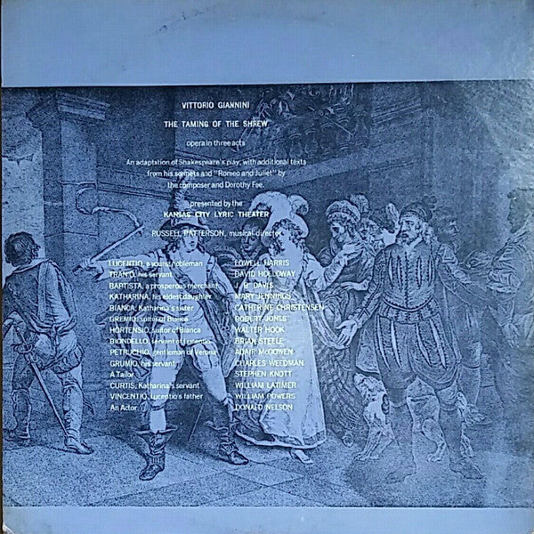 Vittorio Giannini : The Taming Of The Shrew (2xLP, Album)
