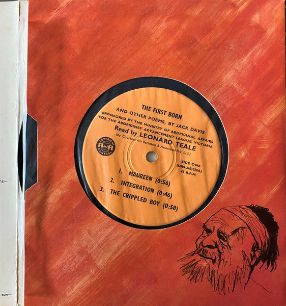 Jack Davis (4), Leonard Teale : The First-Born And Other Poems (Read By Leonard Teale) (7", EP)