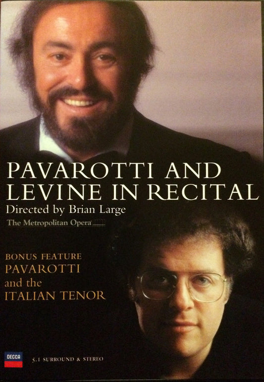 Luciano Pavarotti, James Levine (2) : Pavarotti and Levine in Recital (DVD-V, NTSC, Reg)