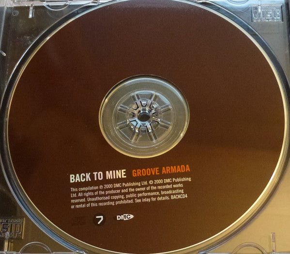 Groove Armada : Back To Mine (CD, Mixed)