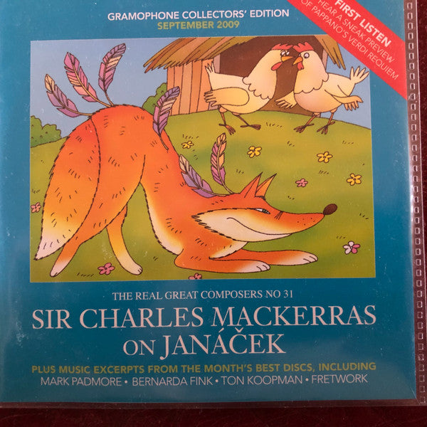 Various : The Real Great Composers No 31 - Sir Charles Mackerras on Janacek - September 2009 (CD, Promo, Smplr)