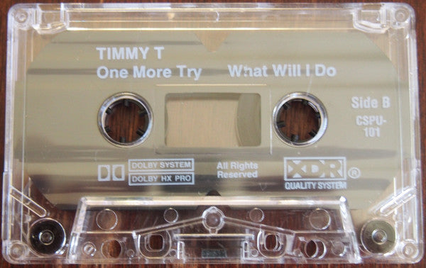 Timmy T : One More Try (Cass, Single)