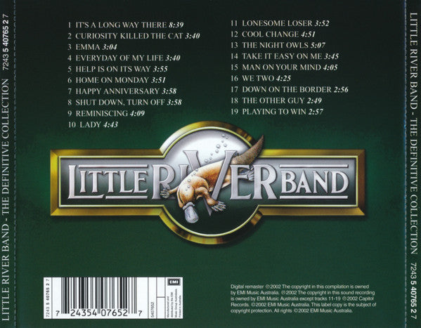 Little River Band : The Definitive Collection (CD, Comp, RE, RM)
