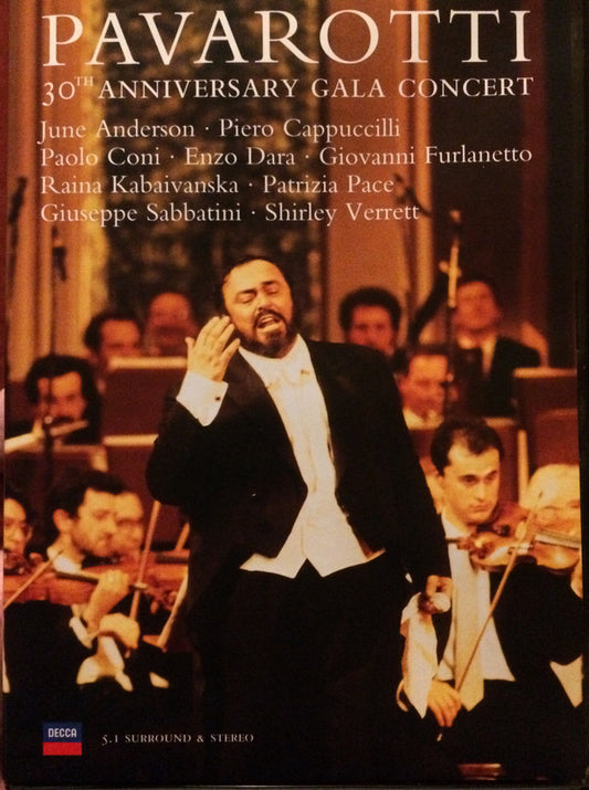 Luciano Pavarotti : 30th Anniversary Gala Concert (DVD-V, RE, NTSC, Reg)