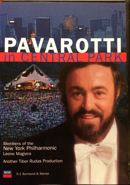 Luciano Pavarotti : Pavarotti In Central Park (DVD-V, NTSC, Reg)