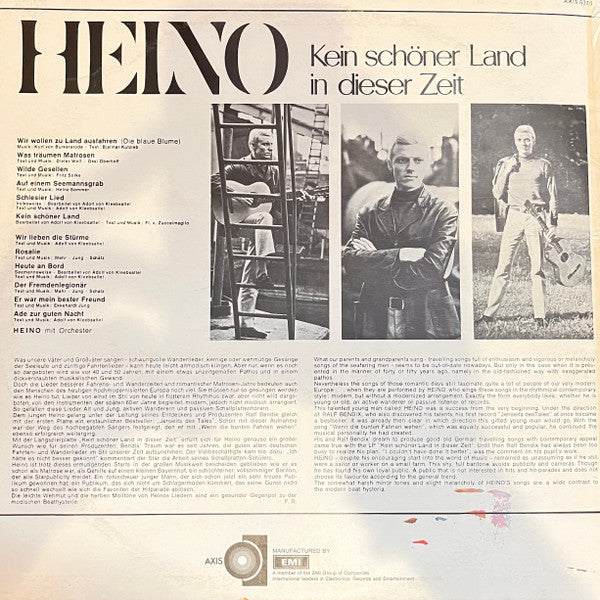 Heino : Kein Schöner Land In Dieser Zeit (LP, Album)