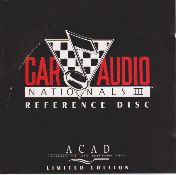 Unknown Artist : Car Audio Nationals III (CD, Album)