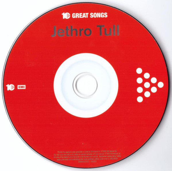 Jethro Tull : 10 Great Songs - The Best Of (CD, Comp, Car)