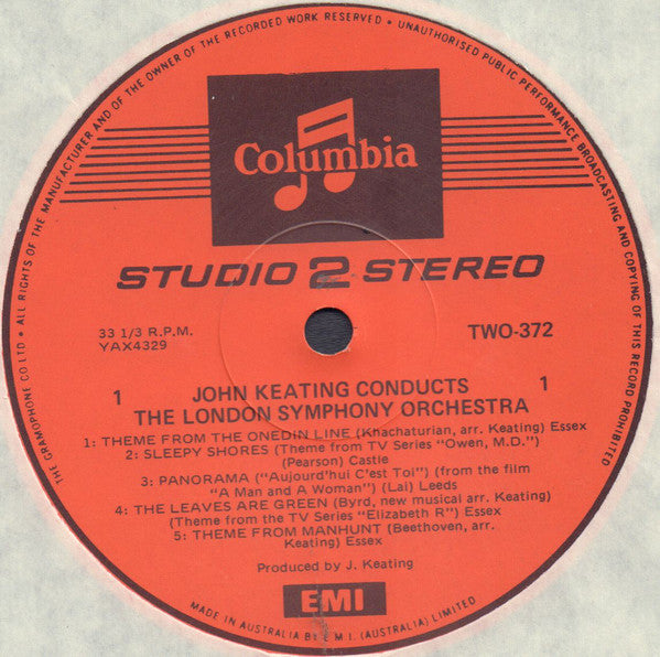 John Keating : John Keating Conducts The London Symphony Orchestra (LP, Album)
