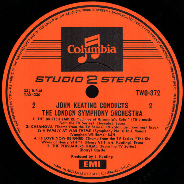 John Keating : John Keating Conducts The London Symphony Orchestra (LP, Album)