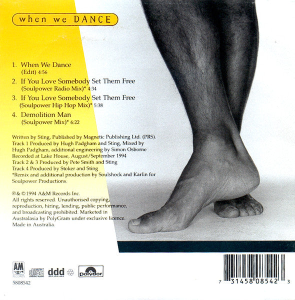 Sting : When We Dance (CD, Single, Dou)