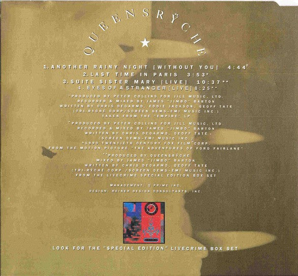 Queensrÿche : Another Rainy Night (Without You) (CD, Maxi)