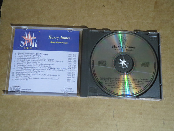 Harry James (2) : Back Beat Boogie (CD, Album, Comp)