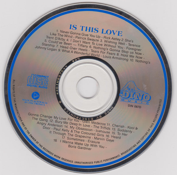Various : Is This Love (CD, Comp)