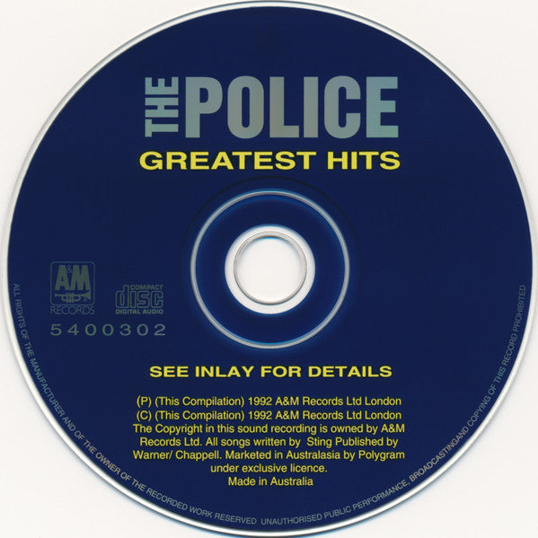 The Police : Greatest Hits (CD, Comp)
