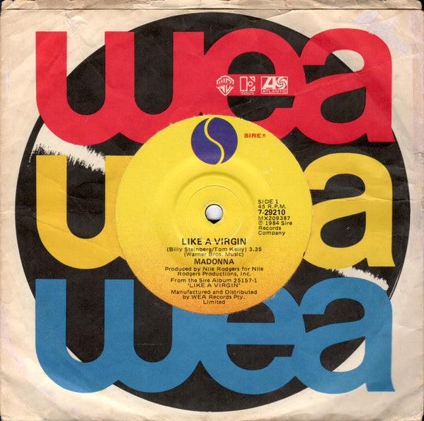 Madonna : Like A Virgin (7", Single)