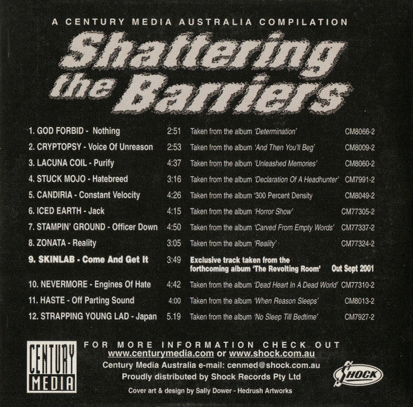 Various : Shattering The Barriers: A Century Media Australia Compilation (CD, Comp)