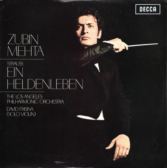 Strauss* - Zubin Mehta, The Los Angeles Philharmonic Orchestra*, David Frisina : Ein Heldenleben (LP, J/T)