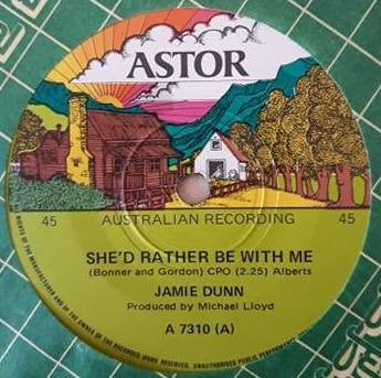 Jamie Dunn : She'd Rather Be With Me (7", Single)