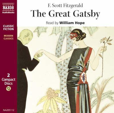 F. Scott Fitzgerald Read By William Hope (2) : The Great Gatsby (2xCD)