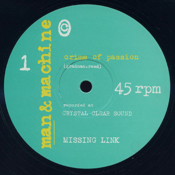 Eric Gradman Man & Machine : Crime of Passion (12", Single)