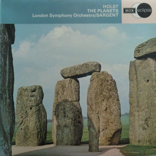 Gustav Holst - London Symphony Orchestra, Sir Malcolm Sargent : The Planets, Op. 32 (LP, RE)