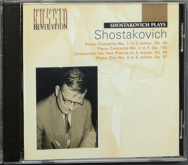 Shostakovich* : Plays Shostakovich Vol. 5 (Piano Concertos Nos. 1 & 2 / Concertino For Two Pianos Op. 94 / Piano Trio No. 2) (CD, Comp, Mono, RM)