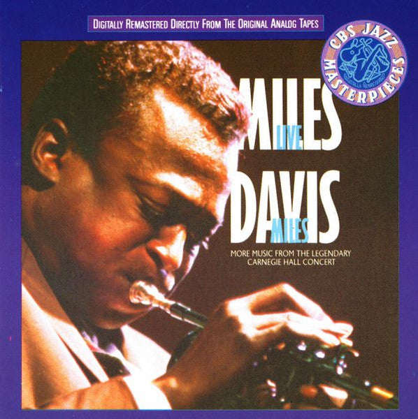 Miles Davis : Live Miles: More Music From The Legendary Carnegie Hall Concert (CD, Album, RE, RM)