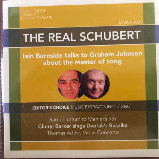 Various : Gramophone Collectors' Edition CD No 18 - The Real Schubert - March 2008 (CD, Promo, Smplr)