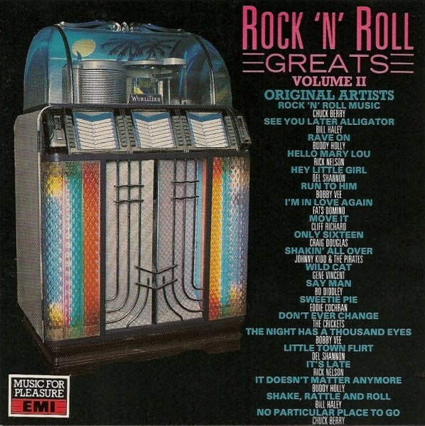 Various : 20 Rock 'N' Roll Greats Volume II (CD, Comp, Mono)
