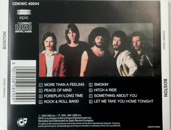 Boston : Boston (CD, Album, RE)