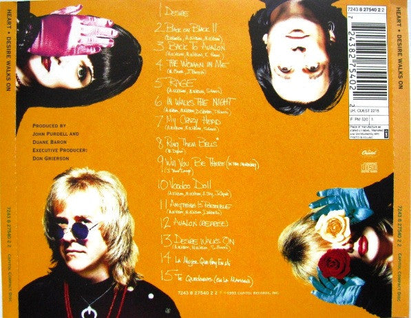 Heart : Desire Walks On (CD, Album)