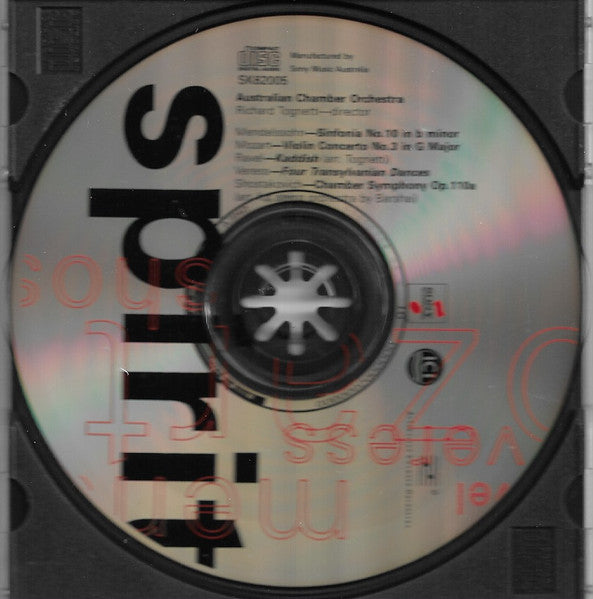 Australian Chamber Orchestra, Richard Tognetti : Spirit (CD, Album)