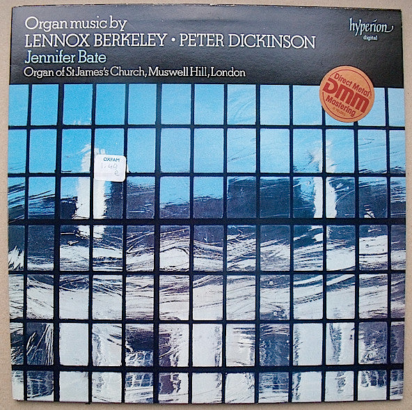 Jennifer Bate, Lennox Berkeley, Peter Dickinson : Organ Music By Lennox Berkeley And Peter Dickinson (LP, Gat)