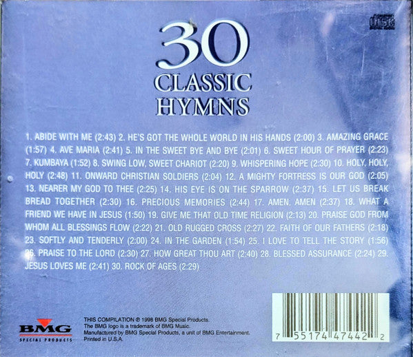 Various : 30 Classic Hymns (CD, Comp)