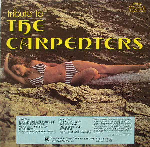 Various : Tribute To The Carpenters (LP)