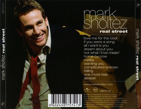 Mark Sholtez : Real Street (CD, Album)