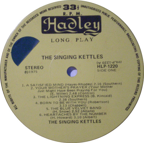 Singing Kettles* : The Singing Kettles (LP)