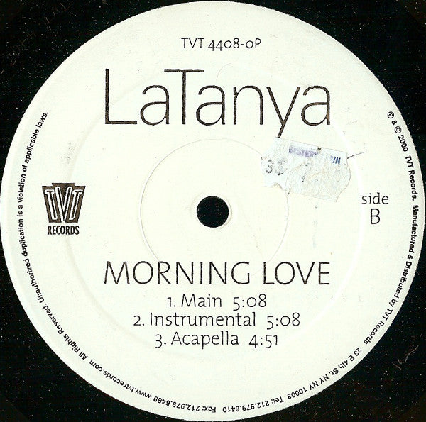 LaTanya : Why You Acting Shady (12", Promo)