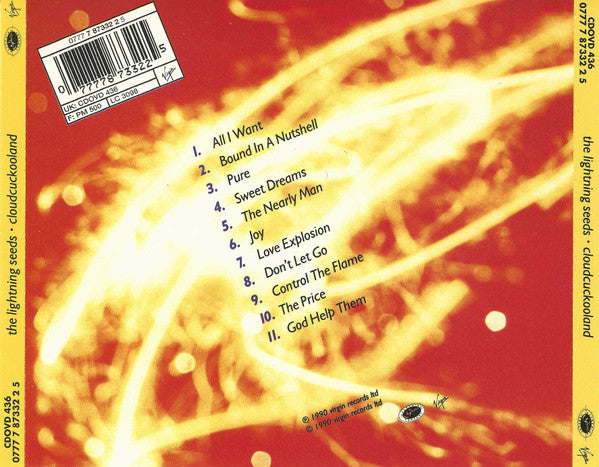 The Lightning Seeds* : Cloudcuckooland (CD, Album, RE)