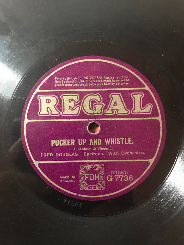 Thomas Jackson (5) / Fred Douglas : Can You Pay For A Broken Heart? / Pucker Up And Whistle (Shellac, 10")