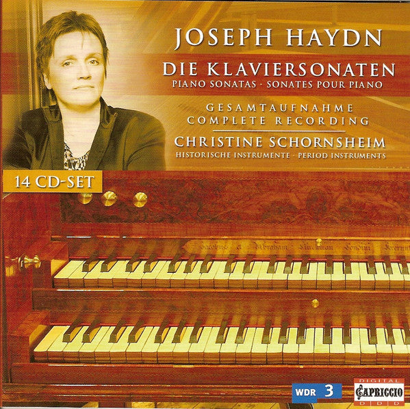 Joseph Haydn, Christine Schornsheim : Die Klaviersonaten .Piano Sonatas . Sonates Pour Piano .Gesamtaufnahme . Complete Recording .Historische Instrumente . Period Instruments . (14xCD)