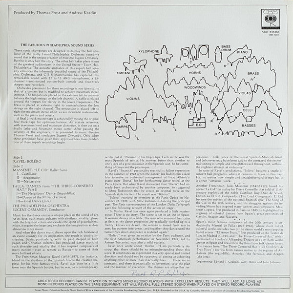 Eugene Ormandy Conducting The Philadelphia Orchestra : Bolero (LP)
