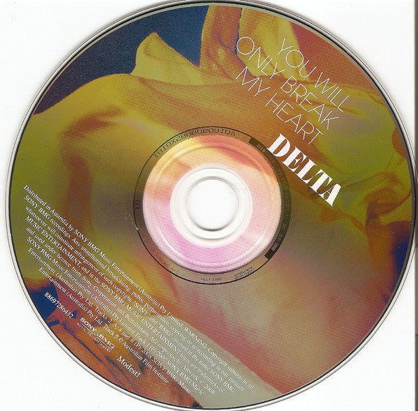 Delta Goodrem : You Will Only Break My Heart (CD, Single, Enh)
