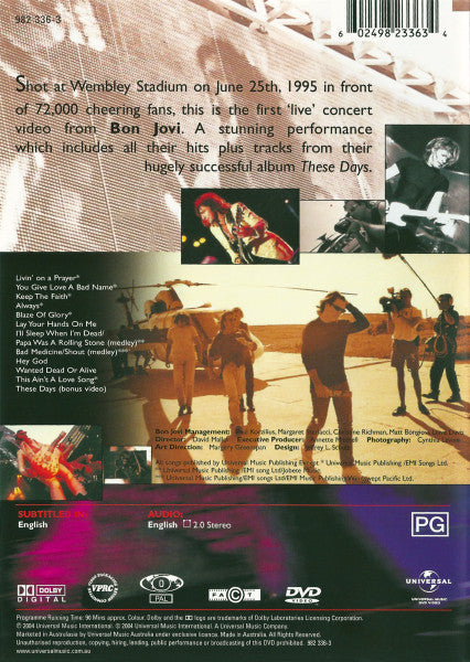 Bon Jovi : Live From London (DVD-V, RE, PAL)