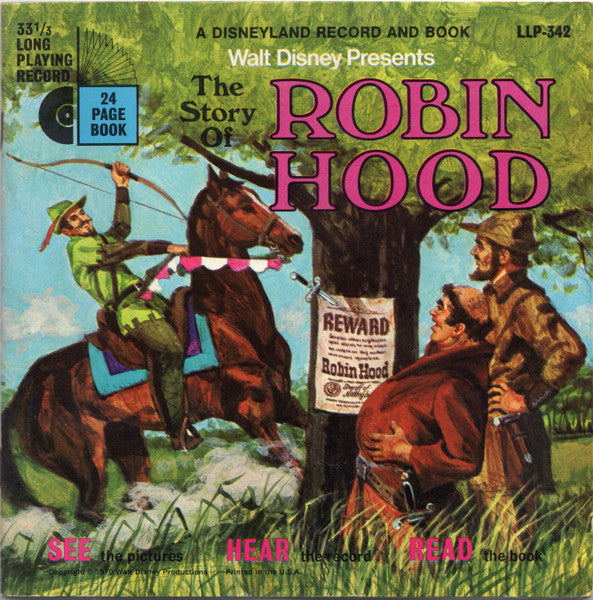 Unknown Artist : Walt Disney Presents The Story Of Robin Hood (7")