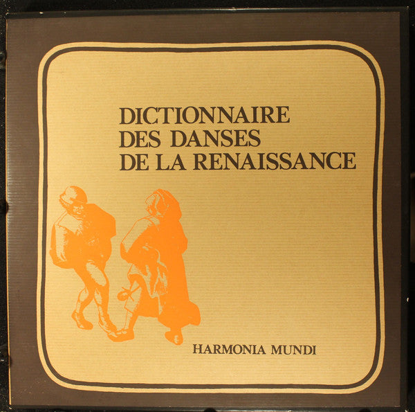 Various : Dictionnaire Des Danses De La Renaissance (3xLP + Box)