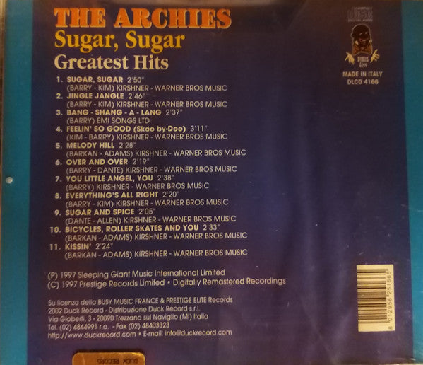 The Archies : Sugar, Sugar Greatest Hits (CD, Comp)