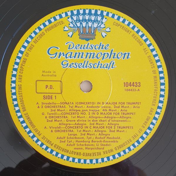 Adolf Scherbaum : Five Famous Concertos For Trumpet (LP)