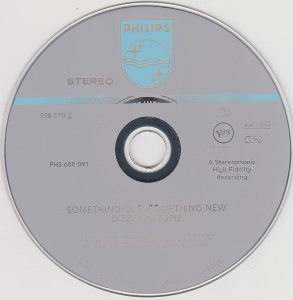 Dizzy Gillespie : Something Old, Something New (CD, Comp, RE, RM)